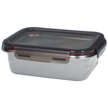 Matboks I Rustfritt Stål Med L