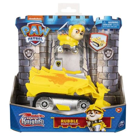 Paw Patrol Knights Deluxe Fordon Rubble