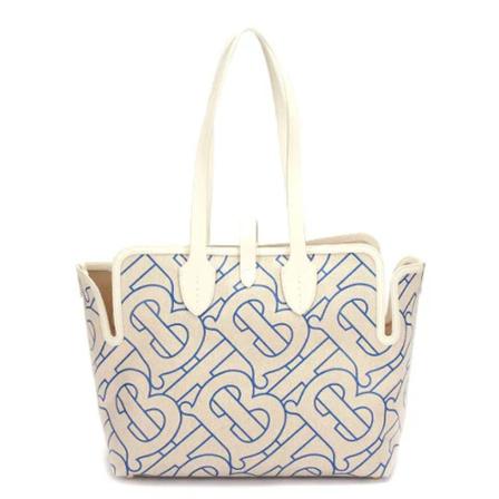 Burberry Vintage, Pre-owned Tote Bags Wit, Dames, Maat:ONE Size,Canvas