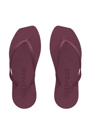 Tapered Flip Flop Burgundy 39