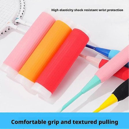 Professionel Badminton Clap Lim Skridsikker Slidstærk Silikone Håndtagsbeskyttelse