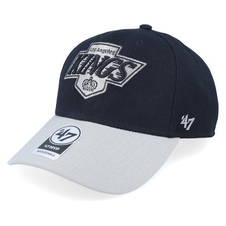 47 Brand - Negro adjustable Gorra - Los Angeles Kings NHL Vintage Two Tone MVP Black Adjustable @ Hatstore