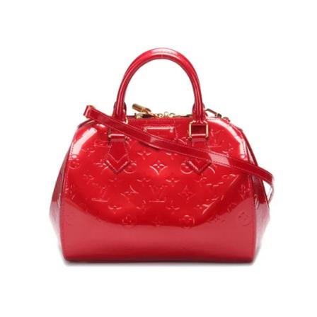 Louis Vuitton Vintage, Pre-owned Leather Handbag Rood, Dames, Maat:ONE Size