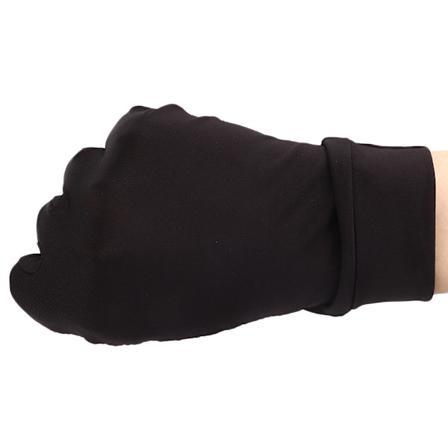 Par med kobberfiberhansker, sklisikre hender, kompresjonsterapihansker for leddgikt, smertelindring (Svart S (13-17 cm))