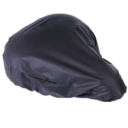 Vandtæt cykelsadelbetræk i sort, cykelsaderegnbetræk med elastikbånd, cykelsadelbetræk til beskyttelse af din almindelige cykel bjergsadel