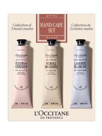 L'Occitane en Provence Mixed Lines Set cont.: Cherry Blossom Hand Cream 75 ml (GH 1537544) + Fleurs de Cerisier Hand Cream 75 ml + Néroli & Orchidée 
