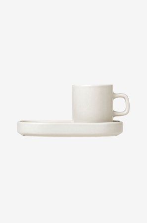 Blomus - Espressokop Sæt 2 stk Pilar 0,05L - Hvid - Kopper & krus - Fra Homeroom