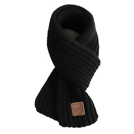 Småbørn Børn Halstørklæde Drenge Piger Vinter Strikket Varmt Halstørklæde Halsvarmer