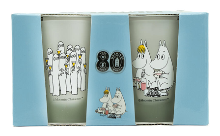 Mummi Shotglass Hattifnatter+Snorkfrøken 5cl 2pk