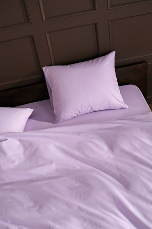 Jotex - Dynetrekksett Enkeltseng Økologisk Syrenlila - ZACK - Kjøp Enkeltseng hos Jotex