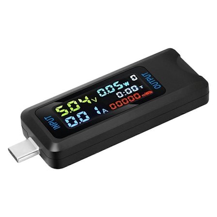 Type-C Tester DC Digital Voltmeter Amperimetro Strøm Spænding Amp Amperemeter Detektor Power Bank Opladning