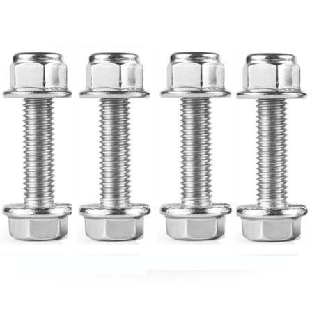 4 stk Flangeskruer i rustfrit stål M10X35mm Flangebolte
