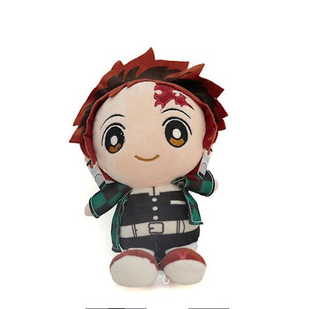Demon Slayer Anime Plyschdocka Runt ansikte Köksport Tanjiro