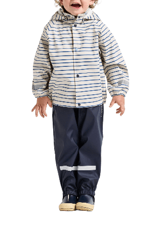 Didriksons Slaskeman Printed Set Ytterplagg Unisex Blå 100