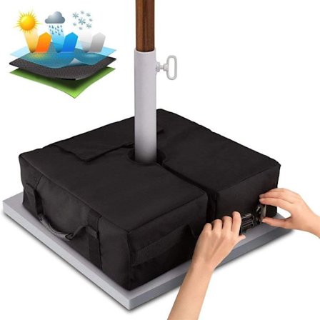 SAMMIU Parasollbasviktpåse Väder- och UV-resistent sandpåse upp till