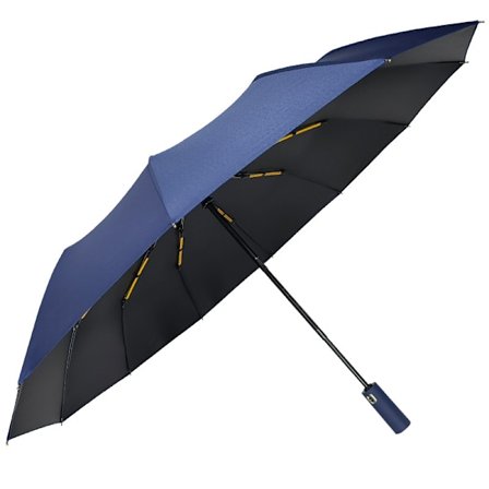 Automaattisesti Kokoontaitettava Sateenvarjo 8 Pinnalla, Automaattinen Avaus ja Sulkeminen, Nopeasti Kuivuva Kangas ja Liukumaton Kahva - Tuulenpitävä