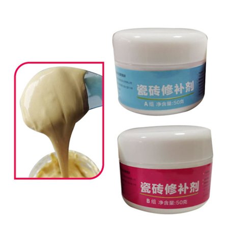 Magic Ceramic Tile Repair Agent - Reparation af Badekarfliser, Porcelæn og Brusevægsglasfiber