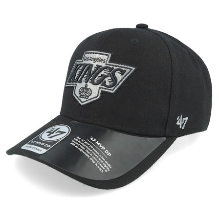 47 Brand - NHL Svart adjustable Caps - Los Angeles Kings Cold Zone Mvp Deep Profile Black Adjustable @ Hatstore