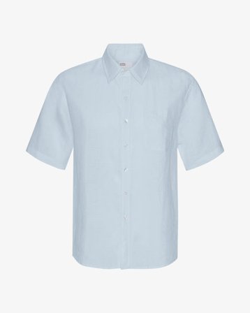Linen SS Shirt - Polar Blue