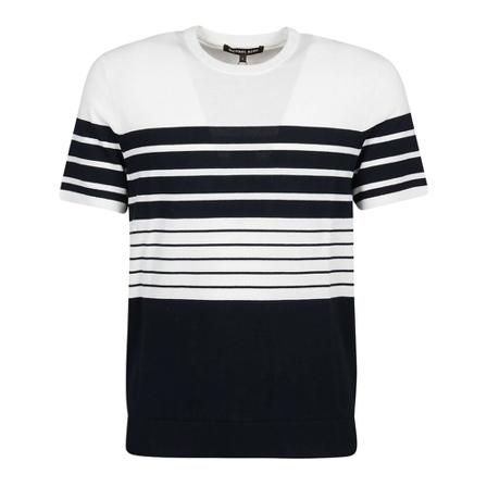 Michael Kors, Cs 2603L469401 Sweater Blauw, Heren, Maat:S,streep