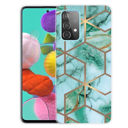 Marble Samsung Galaxy A53 5G Suojakotelo - Emerald Cube Pattern