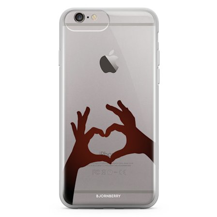 Bjornberry Skal Hybrid iPhone 6/6s Plus - Hand Hjärta