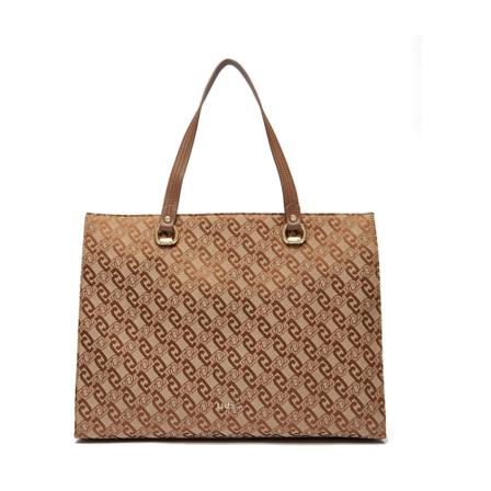 Liu Jo Logata shoulder Tas , Bruin , Dames , Maat: ONE Size Shoppers