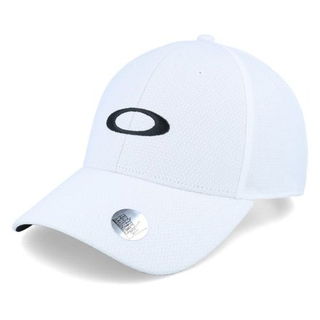 Oakley - Vit adjustable Keps - Golf Ellipse White Adjustable @ Hatstore