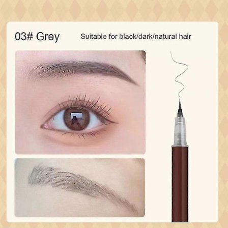BIYA Eyebrow Pencil Vattentät Ögonmakeup Eyebrow Pencil Skapa Naturlig Makeup Eyebrow Makeup Tool