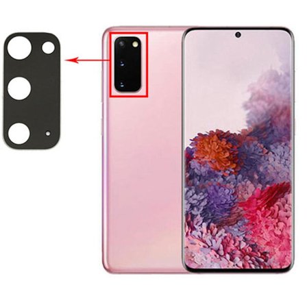 3-PACK Galaxy S20 FE 2.5D HD Kameralinsskydd