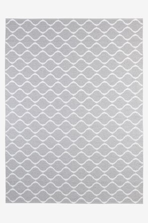 Horredsmattan - Gulvtæppe Wave 200 x 300 cm - Grå - Plasttæpper - 200X300 - Fra Homeroom
