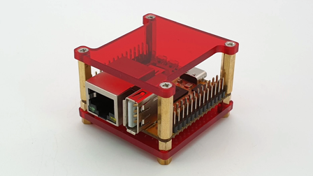 ALLNET Rock Pi S - Allnet Acryl Gehäuse - Rot