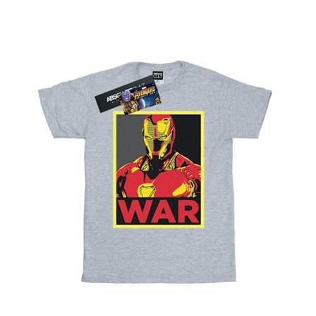 Marvel Mens Avengers Infinity War Iron Man War T-Shirt L Sports