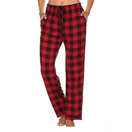 Herre Pyjamasbukser med Lommer, Blød Flanelforet Pyjamas til Mænd