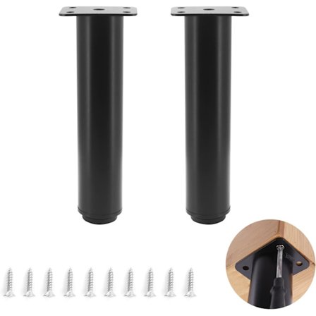 Justerbare sengerammer, 2 stk. Metall Møbelstøtteben Uttrekkbare, Sengelamellstøtteben for Sengeramme Sofamøbler Skap Fotben (7,08"-13")