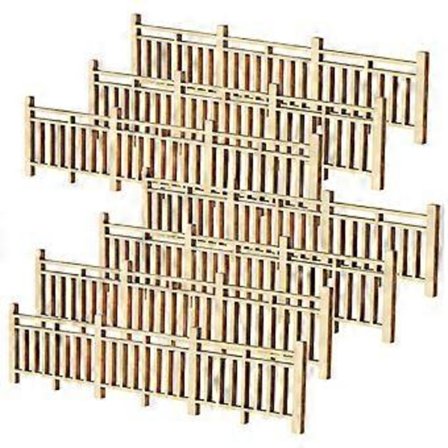 Håndlavede Mini Hegn Ideelle til Sandkassebyggeri, Pottede Haver og Mikrolandskaber