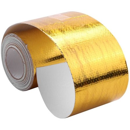 Reflekterende termisk guldindtag termisk isolering Reflekterende afskærmningsfolie Selvhæftende varmebarriere motor
