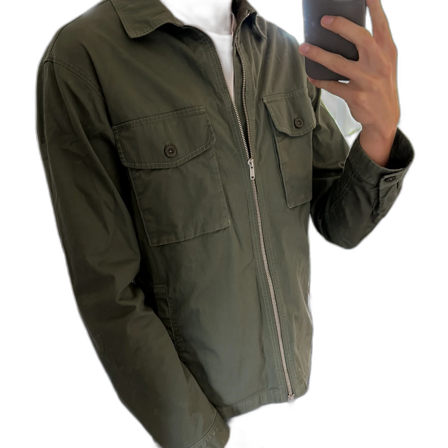 Overhsirt med dragkedja