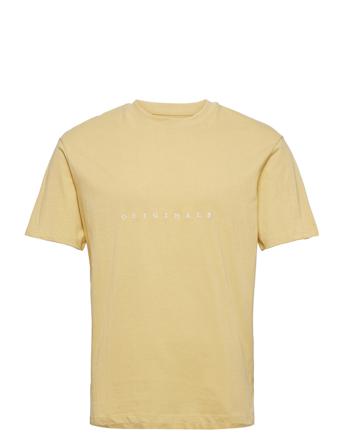 Jorcopenhagen Tee Ss Crew Neck Noos T-shirt Gul Jack & J S