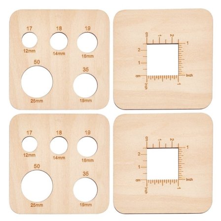 Knitting Gauge Linealer Strikkepind Gauge Tool Strikkeværktøj