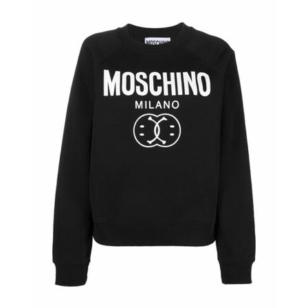 Moschino, Sweatshirt Czarny, Kobieta, Rozmiar: S