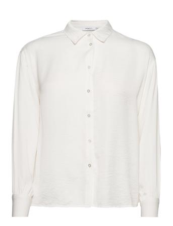 Mschstefana Maluca Shirt Langermet Skjorte Hvit MSCH Copenhagen*Betinget Tilbud