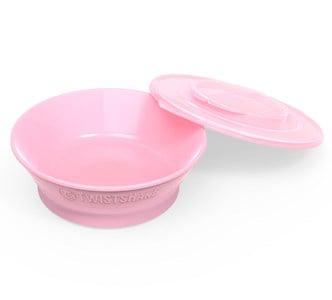 Twistshake Bowl 6+m Pastel Pink - Tableware - One size - Pink - Mädchen