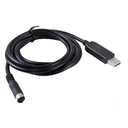 PL2303GT USB till RS232 8 Pin DIN Adapter Konverteringskabel för Programmering