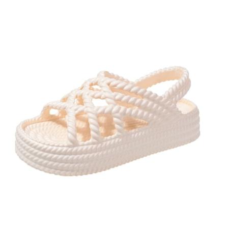 Damrem Platform Low Top Enfarvede modesandaler 36