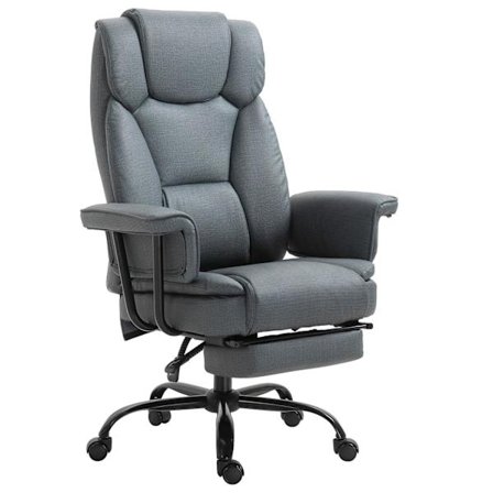 Rootz Executive Chair - Grijs - Staal, Mdf, Skum - 26,77 cm x 31,5 cm x 49,6 cm