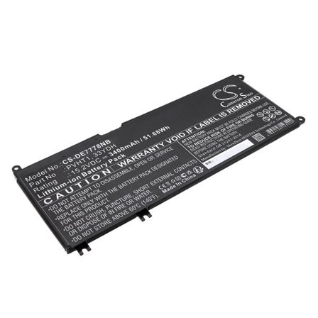 Batteri till Notebook, Bärbar dator för DELL Inspiron 7778, Inspiron 17 7778 m.fl.