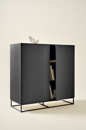 Jotex - Skap Svart matt svart - LYCKEBY - Kjøp Skap & Vitrineskap hos Jotex