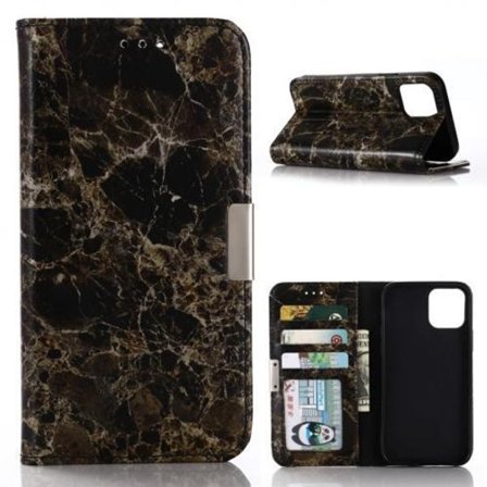 Marble Fodral för iPhone 12/12 Pro - Svart