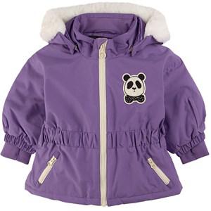 Mini Rodini Panda Soft Branded Ski Jacket Purple 128/134 cm - Coats and jackets - 128/134 cm - Purple